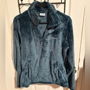 Columbia Blue Fleece Pullover